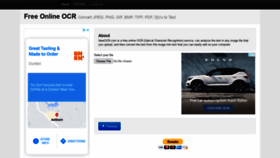 What Newocr.com website looked like in 2021 (3 years ago)