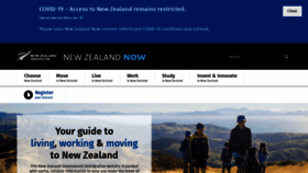 What Newzealandnow.govt.nz website looked like in 2021 (3 years ago)