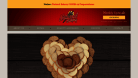 What Naturalbakery.ca website looked like in 2021 (3 years ago)