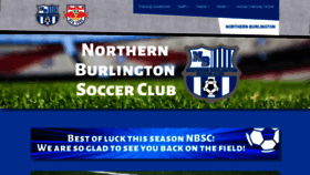 What Northernburlingtonsoccerclub.com website looked like in 2021 (3 years ago)