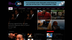 What News365.co.za website looked like in 2021 (3 years ago)