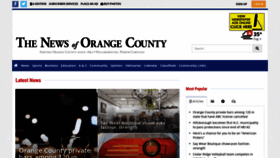 What Newsoforange.com website looked like in 2021 (5 years ago)