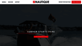 What Nautique.com website looked like in 2021 (3 years ago)