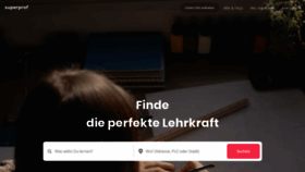 What Nachhilfenet.de website looked like in 2021 (3 years ago)