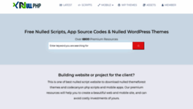 What Nullphp.net website looked like in 2021 (4 years ago)