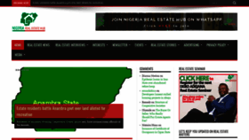 What Nigeriarealestatehub.com website looked like in 2021 (3 years ago)