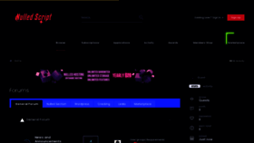What Nulledscript.org website looked like in 2021 (4 years ago)