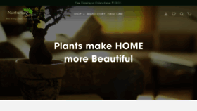 What Nurturinggreen.in website looked like in 2021 (3 years ago)