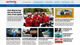 What News.timviec.com.vn website looked like in 2021 (3 years ago)