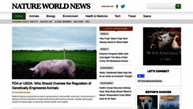 What Natureworldnews.com website looked like in 2021 (3 years ago)