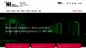 What Nowehoryzonty.pl website looked like in 2021 (3 years ago)