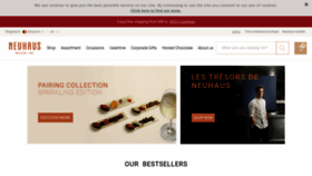 What Neuhauschocolates.com website looked like in 2021 (3 years ago)