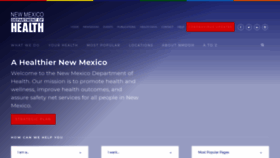 What Nmhealth.org website looked like in 2021 (4 years ago)