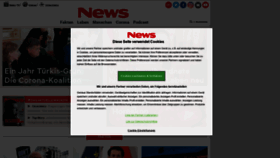 What News.at website looked like in 2021 (3 years ago)