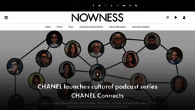 What Nowness.com website looked like in 2021 (3 years ago)