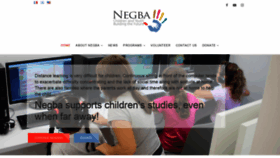 What Negba.org website looked like in 2021 (3 years ago)