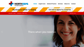 What Northcare.nz website looked like in 2021 (3 years ago)