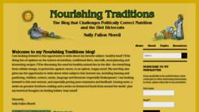 What Nourishingtraditions.com website looked like in 2021 (3 years ago)