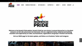 What Norwichpride.org.uk website looked like in 2021 (3 years ago)