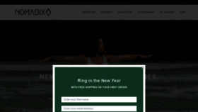 What Nomadix.co website looked like in 2021 (3 years ago)