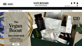 What Naturisimo.com website looked like in 2021 (3 years ago)