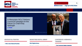 What Nclc.org website looked like in 2021 (3 years ago)