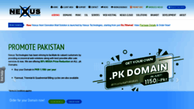 What Nexus.pk website looked like in 2021 (3 years ago)