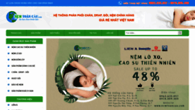 What Nemtoancau.com website looked like in 2021 (3 years ago)