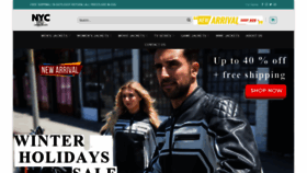 What Nycjackets.com website looked like in 2021 (4 years ago)