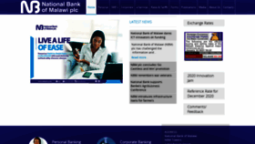 What Natbank.co.mw website looked like in 2021 (3 years ago)