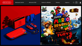 What Nintendo.com.au website looked like in 2021 (3 years ago)