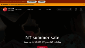 What Northernterritory.com website looked like in 2021 (3 years ago)