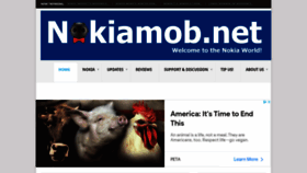 What Nokiamob.net website looked like in 2021 (3 years ago)