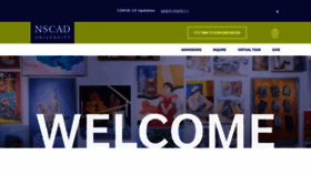 What Nscad.ca website looked like in 2021 (3 years ago)