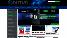 What Novasafety.com website looked like in 2021 (3 years ago)