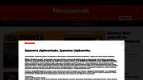 What Newsweek.pl website looked like in 2021 (3 years ago)