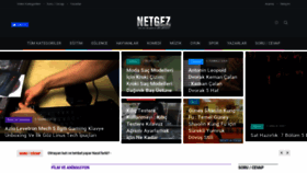 What Netgez.com website looked like in 2021 (3 years ago)
