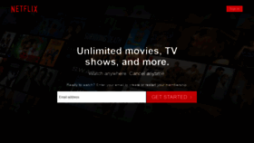 What Netflix.co website looked like in 2021 (3 years ago)