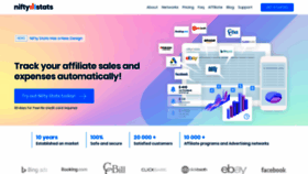 What Niftystats.com website looked like in 2021 (3 years ago)