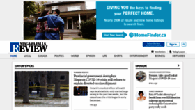 What Niagarafallsreview.ca website looked like in 2021 (5 years ago)