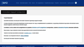 What Niif.hu website looked like in 2021 (3 years ago)