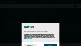 What Natus.com website looked like in 2021 (3 years ago)