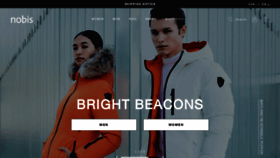 What Nobis.com website looked like in 2021 (5 years ago)