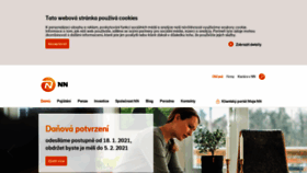 What Nn.cz website looked like in 2021 (3 years ago)