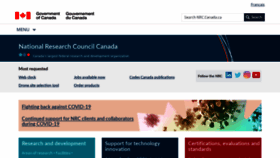 What Nrc.ca website looked like in 2021 (3 years ago)