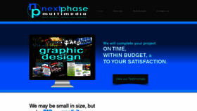 What Nextphasemultimedia.com website looked like in 2021 (3 years ago)