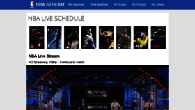 What Nbastream.tv website looked like in 2021 (5 years ago)