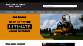 What Nelsoncoimplement.com website looked like in 2021 (3 years ago)
