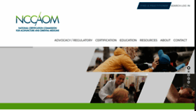 What Nccaom.org website looked like in 2021 (3 years ago)