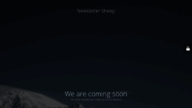 What Newslettersheep.com website looked like in 2021 (3 years ago)
